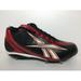 REEBOK-M-SIZE 11-BLACK/RED-NFL BURNER SPEED 5/8 D -FOOTBALL Pair Of Shoes