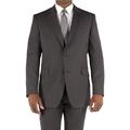 Centaur Big and Tall Centaur Big+Tall Regular Fit Grey Lilac Stripe Men's Suit Jacket