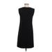 Moschino Cheap And Chic Cocktail Dress - Sheath Crew Neck Sleeveless: Black Solid Dresses - Women's Size 4