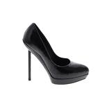 Yves Saint Laurent Heels: Pumps Platform Cocktail Party Black Print Shoes - Women's Size 37 - Round Toe