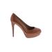 Stuart Weitzman Heels: Brown Shoes - Women's Size 10