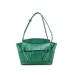 Bottega Veneta Leather Shoulder Bag: Green Bags