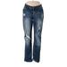 POETIC JUSTICE Jeans - High Rise: Blue Bottoms - Women's Size 30