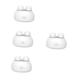 ULTECHNOVO 4pcs Color Contact Glasses Cleaning Contact Soak Case Contact Lens Carrying Case Eye Glasses Cleaner Machine Electric Contact-Lens Cleaner Travel Steam Abs Cleaning Box White