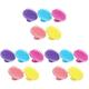 POPETPOP 15 Pcs Silicone Shampoo Brush Scalp Massage Brush Head Scalp Scrubber Hair Scalp Brush Hair Scalp Massager Shampoo Massage Brush Shower Dandruff Brush The Dog Dry Brushing