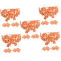 EXCEART 250 Pcs Mini Bricks Wallpaper Fake Bricks Model Tiny Wall Bricks Miniature Tiles Doll House Bricks Shingles Miniature Brick Roof Tiles Flooring Kids Accessories Mini Red Clay Child