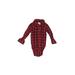 Just One You Made by Carter's Long Sleeve Onesie: Red Print Bottoms - Kids Boy's Size 18