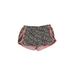 Under Armour Athletic Shorts: Red Print Activewear - Women's Size Large