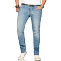 Stretch-Jeans ALESSANDRO SALVARINI "ASAngelo" Gr. W33 L36, Länge 36, blau (as, 171, washed) Herren Jeans Stretch