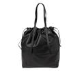 Shopper MARC O'POLO "aus einer Lederalternative aus recyceltem Polyester" Gr. B/H/T: 40 cm x 43 cm x 16 cm, schwarz Damen Taschen Handtaschen
