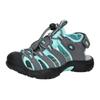 Sandale LICO "Sandale Nimbo", Gr. 34, grau, Synthetik, Schuhe