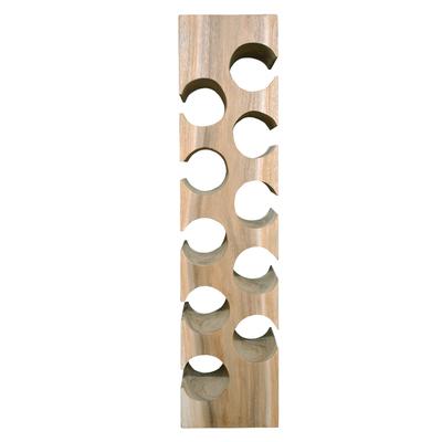 Weinregal SIT, beige (natur), B:18cm H:87cm T:21cm, Massivholz, Regale, bietet Platz für bis zu 6, 8 oder 10 Flaschen (je nach Ausführung) Image