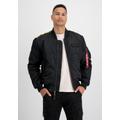 Bomberjacke ALPHA INDUSTRIES "ALPHA Men - Bomber & Flight Jackets" Gr. XL, schwarz (black) Herren Jacken Übergangsjacken