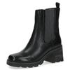 Chelseaboots CAPRICE, Damen, Gr. 40, schwarz, Nappaleder, Elastischer Einsatz, klassisch, Schuhe, mit Innen-Reißverschluss für leichten Einschlupf