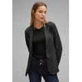 Kurzblazer STREET ONE Gr. 36, schwarz (black) Damen Blazer