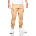 Cargohose ALESSANDRO SALVARINI "ASGiacomi" Gr. W30 L30, Länge 30, beige Herren Hosen Cargohosen