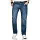 Comfort-fit-Jeans ALESSANDRO SALVARINI "ASMarco" Gr. W33 L30, Länge 30, blau (as201, mittelblau) Herren Jeans Comfort Fit