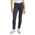 5-Pocket-Hose MARC O'POLO "aus Lyocell-Baumwolle-Mix", Damen, Gr. 28, Länge 34, blau (midnight blau), Obermaterial: 64% Lyocell, 32% Baumwolle, 4% Elasthan, unifarben, casual, slim fit lang, Hosen 5-Pocket-Jeans