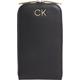 Umhängetasche CALVIN KLEIN "RE-LOCK PHONE CROSSBODY" Gr. B/H/T: 10 cm x 18 cm x 2 cm, schwarz (ck black) Damen Taschen Handtaschen