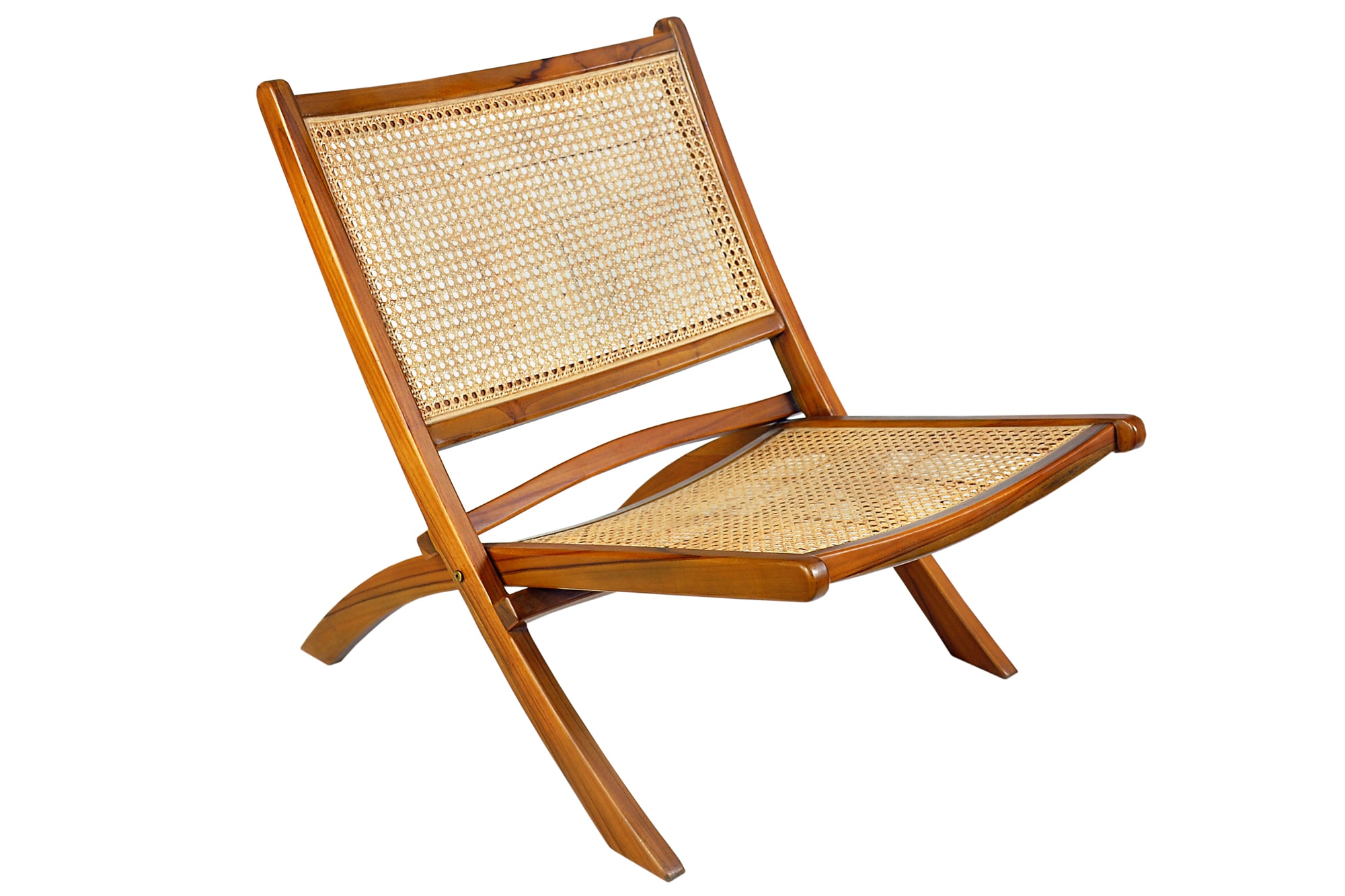 Rattanstuhl SIT, beige (natur, natur), B:65cm H:75cm T:83cm, Geflecht Rattan, Massivholz, Stühle, Rattanstuhl, klappbar