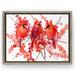 The Holiday Aisle® Red Cardinal Birds by Suren Nersisyan Modern Wall Art Decor - Floating Canvas Frame Canvas, | 8 H x 12 W x 0.75 D in | Wayfair