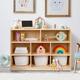 Isabelle & Max™ Alcaldes 31.5" H X 44.6" W Toy Storage Wood in Brown | 31.5 H x 44.6 W x 11.7 D in | Wayfair 89DD48126E2B404CADAEB9A2A4C3E247