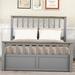 Red Barrel Studio® Knifel Slat Storage Bed Wood in Brown/Gray/Green | 43.3 H x 58 W x 82.7 D in | Wayfair 9C7D151B200C4DE4ABD2FFD03ED06B85