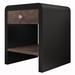 Latitude Run® Nightstand Wood in Black/Brown | 24.4 H x 20 W x 20.1 D in | Wayfair 339A2F379FE6407599B835E2A89D93D2