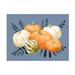 August Grove® Autumn Orange & Blues I by Emma Caroline Canvas in Black/Brown/Gray | 14 H x 19 W x 2 D in | Wayfair E830B7CAB1CA4DCEBF699EE29DC4E5DF