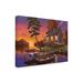 Winston Porter New Day Dawning On Canvas by Geno Peoples Print Canvas in Brown/Gray/Pink | 18 H x 24 W x 2 D in | Wayfair