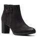 Clarks Bayla Glow - Womens 6.5 Black Boot Medium