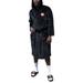 "Unisex ISlide Black Atlanta Hawks Fleece Phantom Robe"