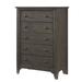 Taylor 5-Drawer Farmhouse Wood Chest, Dusk Gray