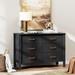 Wood Dresser for Bedroom with Fabric Drawer, Classic Kids Dressers