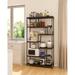 Gizoon Modern Etagere Bookcase 8-Shelf Display Bookcase