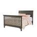 Taylor 57" Wide Farmhouse Convertible Crib, Dusk Gray