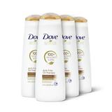 Dove Nutritive Solutions Dry Hair Shampoo For Frizz Control Oil Therapy With Nutri-Oils Moisturizing Shampoo Formula Smooths Hair 12 Fl Oz (Pack Of 4)