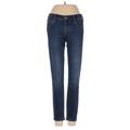 J Brand Jeans - Low Rise Skinny Leg Denim: Blue Bottoms - Women's Size 24 - Dark Wash