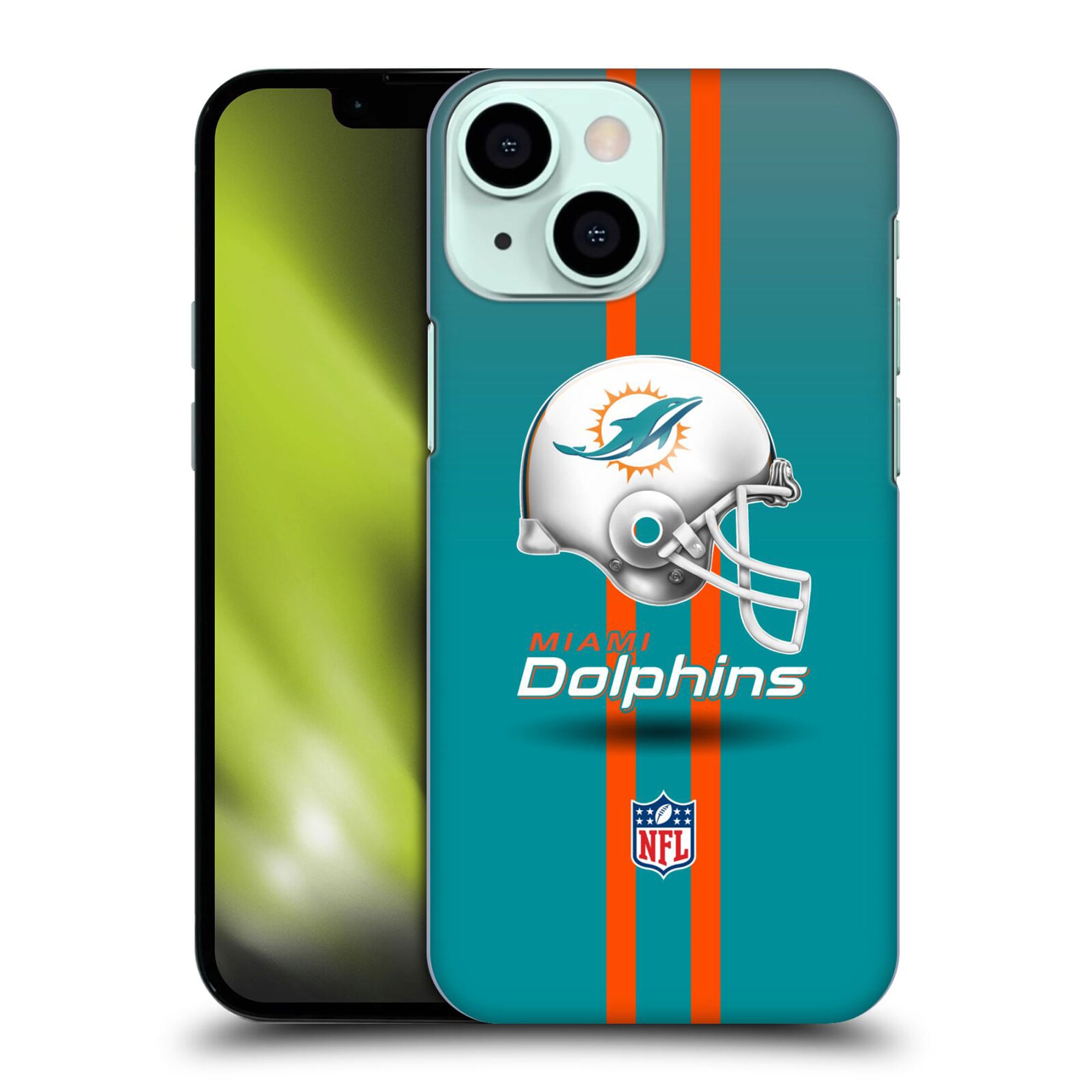 Coque Miami Dolphins rigide avec logo du casque - iPhone