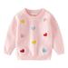 Esho 2-7T Toddler Girls Long Sleeve Crewneck Sweaters Knitted Tops Pullovers Knitwear Pack of 1