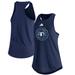 Women's adidas Navy Rhode Island Rams Fashion Tri-Blend Tank Top