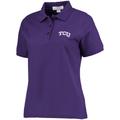 Women's Purple TCU Horned Frogs Vantage Cotton Blend Core Polo