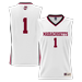 Men's GameDay Greats #1 White UMass Minutemen Lightweight Basketball Jersey