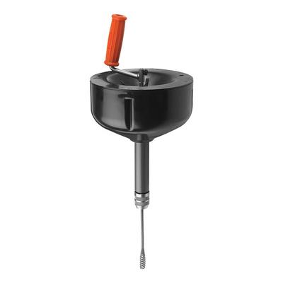 General Pipe Cleaners D-25-8 Handy Handheld Drain Cleaner with 25' x 1/4" Flexicore Cable with Regular Head