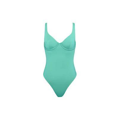 Plus Size Women's The Scoop One Piece - Swim by CUUP in Tide (Size 10)