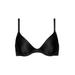 Plus Size Women's The Plunge - Satin by CUUP in Black Shine (Size 30 B)