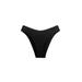 Plus Size Women's The Bikini - Satin by CUUP in Black Shine (Size 4 / L)