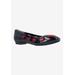 Women's True Love Casual Flat by J. Renee in Black Red (Size 10 M)