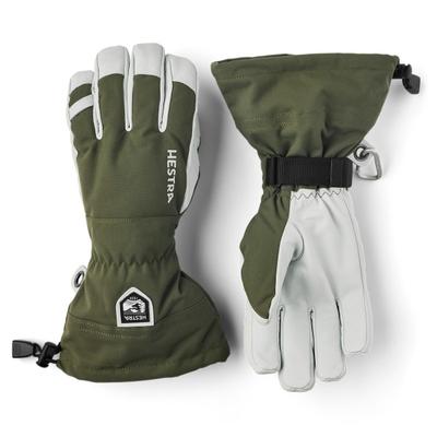 Hestra - Army Leather Heli Ski 5 Finger - Handschuhe Gr 11 oliv/grau Image