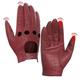 Harssidanzar Leather Driving Gloves For Women's,Summer Lambskin Unlined Ladies Driving Gloves GL009
